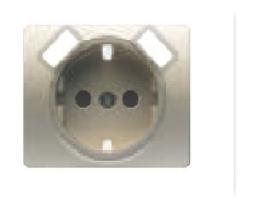 BJC 22724-USB-BN - TECLA 16A CON DOBLE USB BRONC. NIEBLA