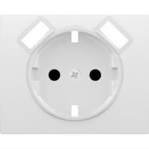 BJC 22724-USB-BP - TECLA 16A CON DOBLE USB BLANCO PERLA