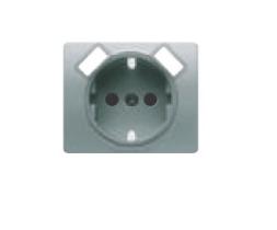 BJC 22724-USB-AF - TECLA DE 16A CON DOBLE USB ALUMIN FUSION