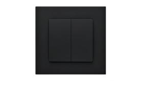 BJC 59709-SB - MIRO,TECLA DOBLE DE INT NEGRO MATE