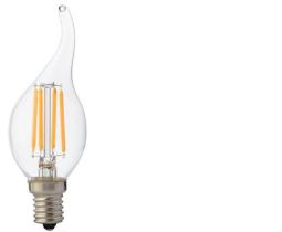 HOROZ ELECTRIC H310406 - LAMPARA VELA PUNTA E-14 TRANSP 6W 700LM