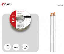  MOLGAR WIR9002 - CABLE PARALELO BLANCO 2X0.75MM