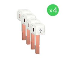 SCHNEIDER ELECTRIC A9XPCM04 - CONECTOR PARA PEINE ACTI9 100A 4 UNIDADES