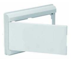 SOLERA 5243B - MARCO Y PUERTA COLOR BLANCO PARA CAJAS SERIE CLÁSICA.DIMENSI