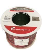  SURMEDIA CP03R - CABLE AUDIO PARALELO 2X1MM ROJO-NEGRO