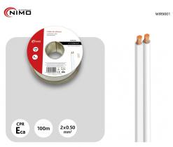 MOLGAR WIR9001 - CABLE PARALELO BLANCO 2X0.5MM