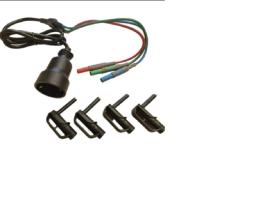 KPS KPSFASTCHECKACC - CABLE ADAPTADOR + JUEGO DE 4 PUNTAS DE PRUEBA MAGNÉTICAS