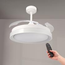 LEDME-EUROPA LM8815 - VENTILADOR DE TECHO LED WHITE YERAY Ø107 CM BLANCO