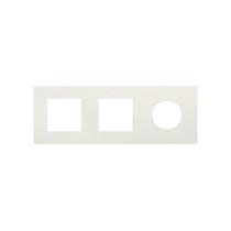  SIMON 27190630-190 - MARCO DE 3 ELEMENTOS 1 SCHUKO Y 1 MOD BLANCO
