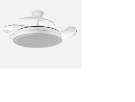 FABRILAMP 214591301 - VENTILADOR DC ESCORPION 59W BLANCO 3ASPAS DESPLEGABLES 107D