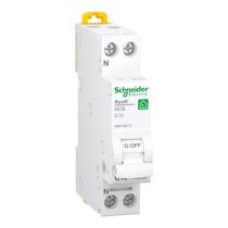 SCHNEIDER ELECTRIC R9P19610 - INTERRUPTOR MAGNETOTÉRMICO ESTRECHO, DPN RESI9, 1P+N, 10A, C