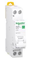 SCHNEIDER ELECTRIC R9P19616 - INTERRUPTOR MAGNETOTÉRMICO ESTRECHO, DPN RESI9, 1P+N, 16A, C