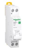 SCHNEIDER ELECTRIC R9P19620 - INTERRUPTOR MAGNETOTÉRMICO ESTRECHO, DPN RESI9, 1P+N, 20A, C