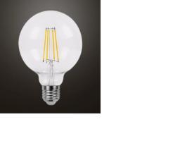 FABRILAMP 141342081 - BOMBILLA FILAMENTO GLOBO 13X9,5D 8W CLARA E27 880LM 2700K