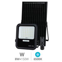 GARSACO 202615017 - PROYECTOR SOLAR LED MILOHA 150W 6500K IP65 NEGRO