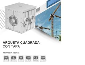 TODO ELECTRICO MD9100 - ARQUETA ESTANCA CUADRADA 300X300 CON TAPA IP54