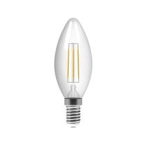 ATMOS ELECTRIC EQUIPMENT SLU BLED-163 - LAMPARA VELA LED TRANSPARENTE C35 E14 4W 5000K 450LM